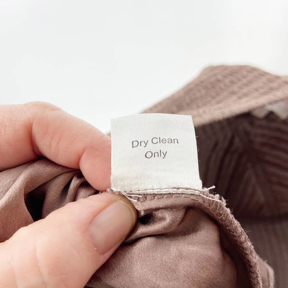 Parker Mauve Strapless Silk Bustier Peplum Top Size S - Picture 10 of 11